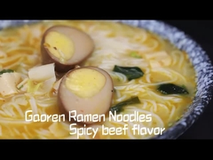 Nicht gebratene Nudeln Würzige Rindfleisch-Tasse Instant-Nudeln mit Würzigen Rindfleisch-Geschmack aus China