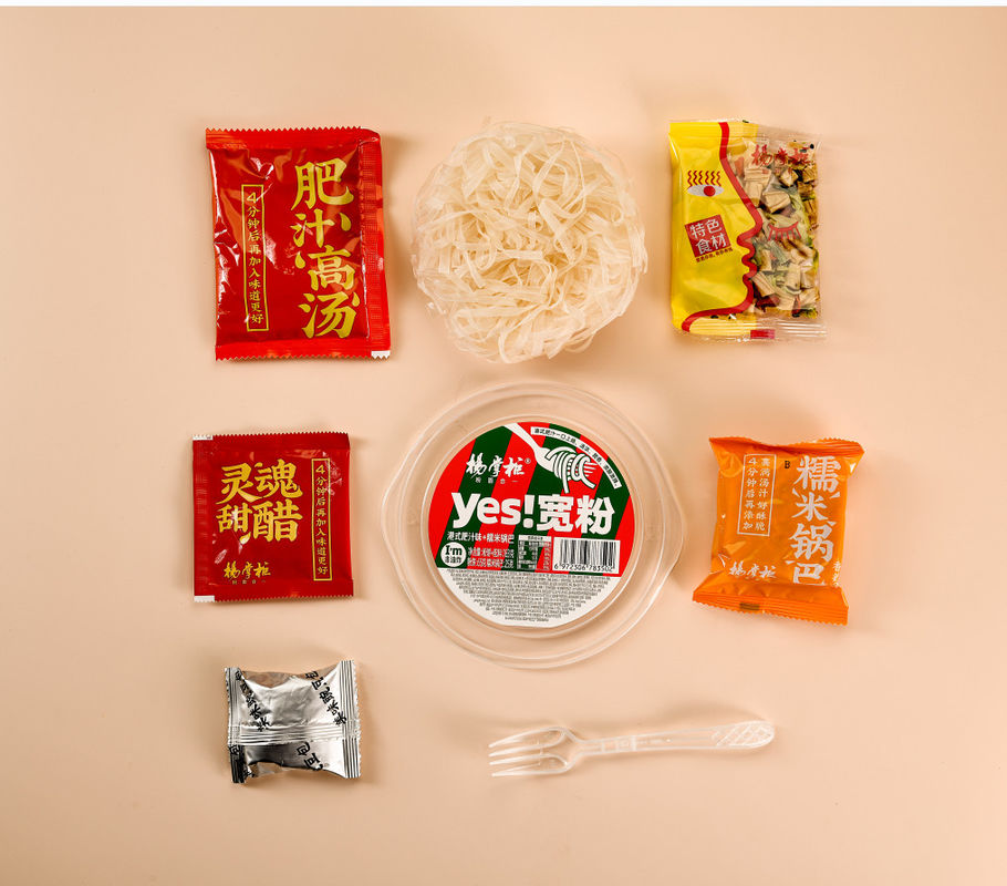 Nicht gebratene Instant Vermicelli JA Weite Vermicelli mit Hong Kong-Stil, reicher Saftgeschmack