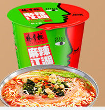 JiangHu nicht gebratene Ramen Instant-Nudeln mit sauren und würzigen Geschmack angepasste Produkte akzeptabel