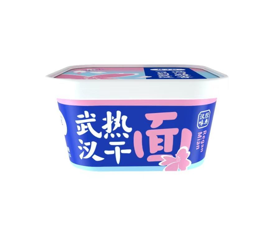 Wuhan Dry Instant Noodles ((Spicy Sesam Sauce Geschmacksmixed Noodles) OEM akzeptabel 158g*12