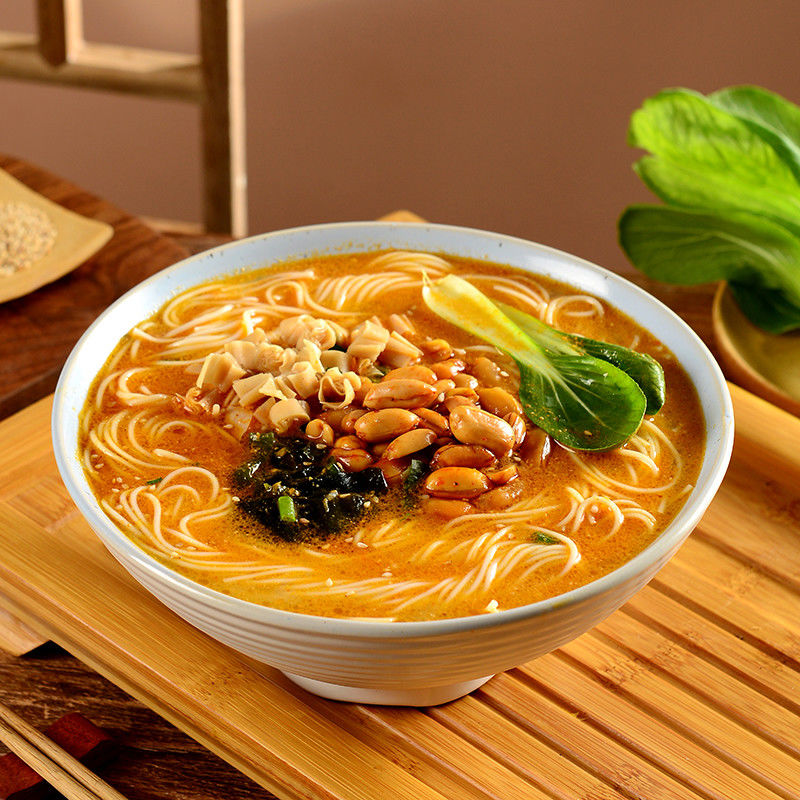 Frangent Sesam Geschmack Schnelles Kochen Leckere nicht gebratene Instant-Nudeln