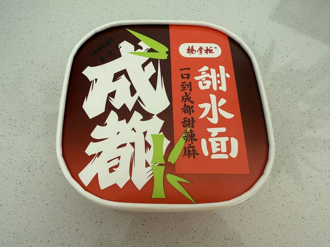 175g Rammel-Nudeln mit Chengdu-Nudeln-Geschmack und Kochmethode mit kochendem Wasser.