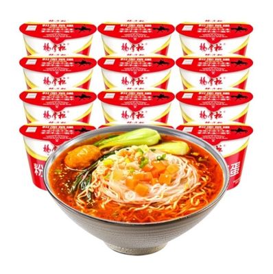 Schnell / leicht Sauer und würzig Vermicelli Sofort-Nudelsuppe Sofort 185g asiatischer chinesischer Geschmack
